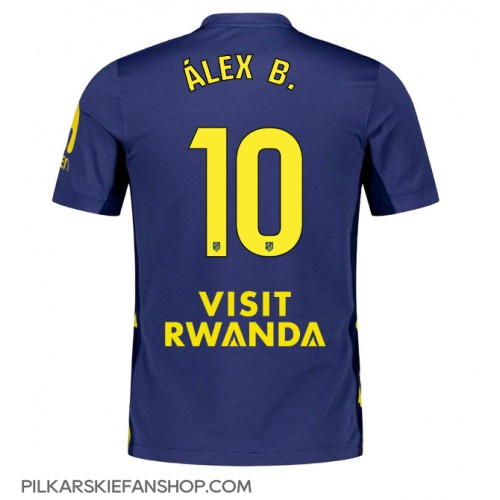 Koszulka piłkarska Atletico Madrid Alex Baena #10 Strój wyjazdowy 2025-26 tanio Krótki Rękaw Koszulka piłkarska Atletico Madrid Alex Baena #10 Strój wyjazdowy 2025-26 tanio Krótki Rękaw